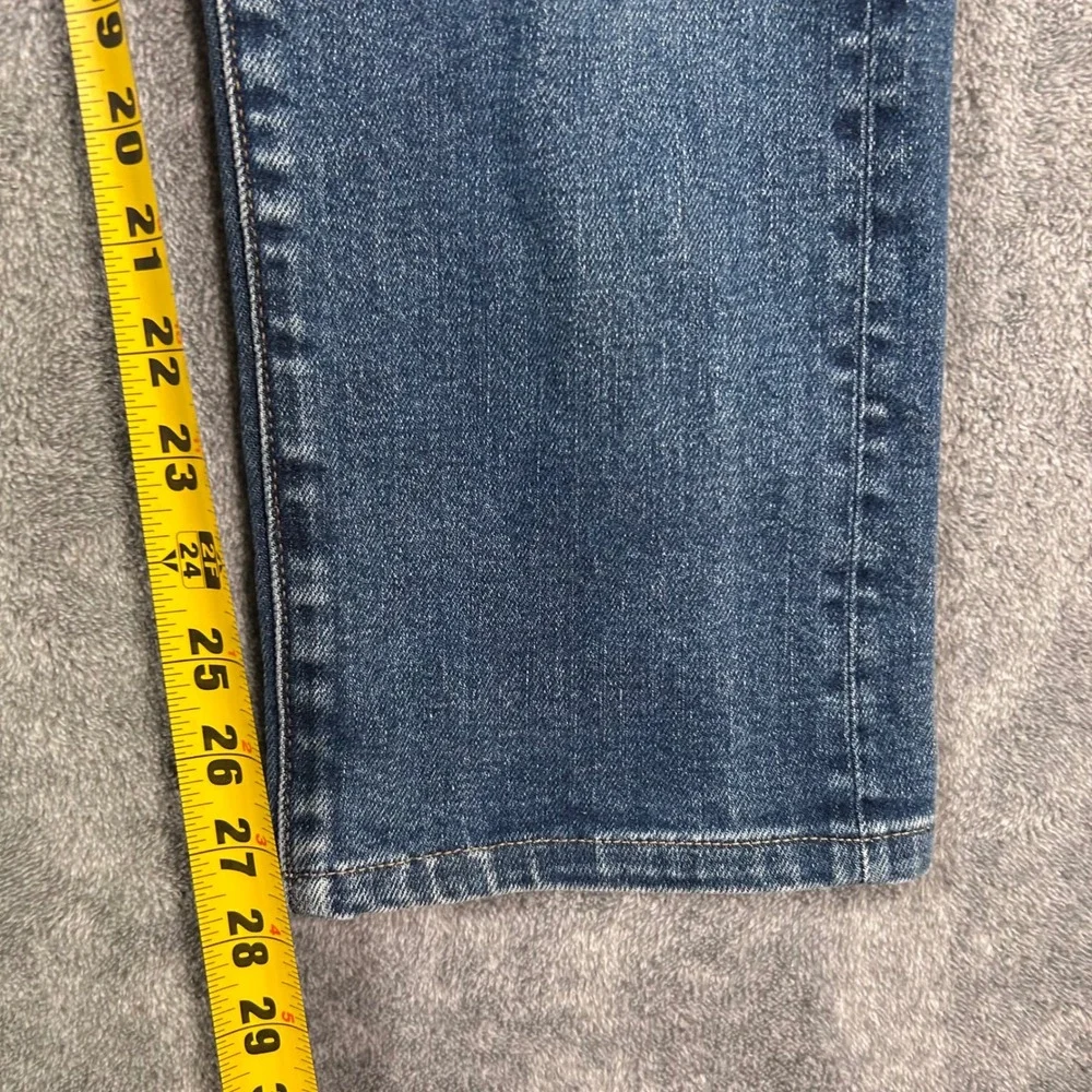 Uniqlo Jeans Japanese Selvedge Denim Kaihara Slim Straight Low Rise Men 35x27